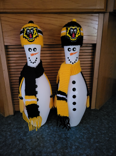 Bowling Pin Snowmen For Sale, View more