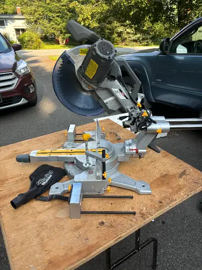 12 inch duel - bevel sliding compound mitre saw master craft