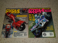 Vintage Cycle World Motorcycle magazines 1990's 2000's