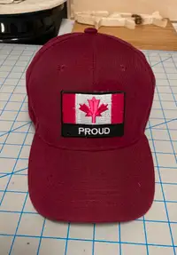 Canada Proud baseball style cap/hat, Red