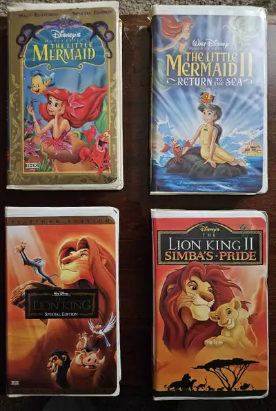Assorted Disney Movies on VHS. 39 in total. $2 each or Take them all for $40