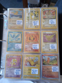 Pikachu/Raichu/Charizard/Vintage etc. Pokemon Cards LP-NM-Mint