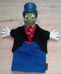 marionnette / puppet Jiminy Cricket ougen Vintage DISNEY 70-80