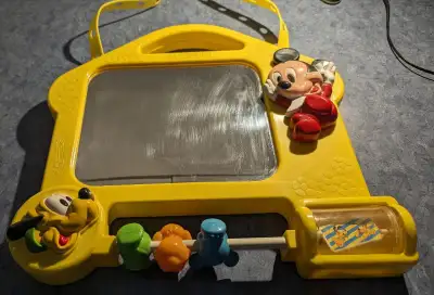WALT DISNEY MATTEL MUSICAL ACTIVITY MIRROR TOY BABY MICKEY, View more