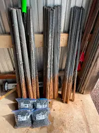 Metal Rod stakes 3mm x 4ft  .50 cents each over 2000 available