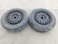 2 Blacklion All Season Tires with Steel Rims 195/65/15 (5X100)