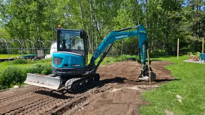 3.5 ton excavator and operator for hire, View more