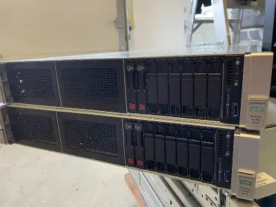 Hp DL380 G9 1x E5-2650v4, 64gb ddr4 ram, 2x 300gb sas, rails, View more