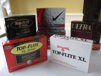 Selection Of New Golf Balls In Boxes--Great for Gifts!
