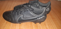 Nike tiempo legend 9 all black used once. Size 8US.
