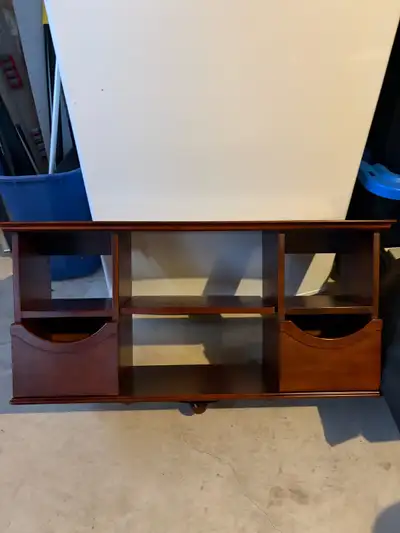 trophy shelf with drawers, View more