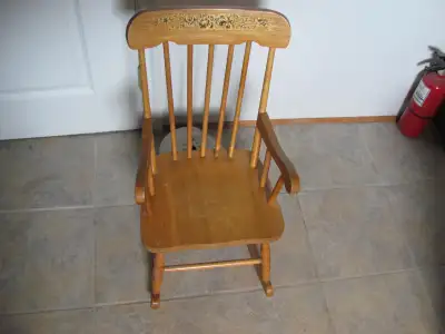 Very old rocking chair (50 years plus) in excellent condition. This was and still is the typical woo...