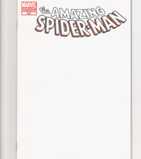 Marvel Comics - Amazing Spider-Man #648 - Blank Variant Cover