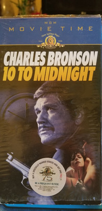 VHS Charles Bronson 10 TO MIDNIGHT