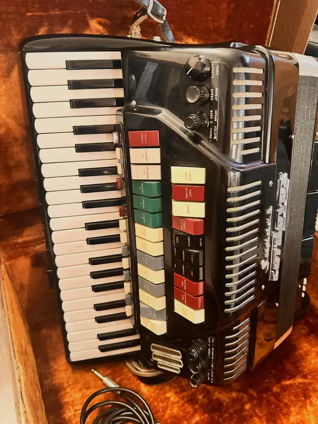 Super Cordovox ACCORDION /Case & AMP-Vintage Cordovox LR-15417 | Other ...