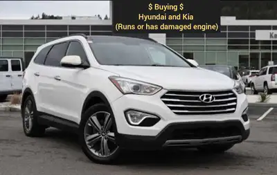 Buying $ Hyundai and Kia ( Has damaged engine /or good )