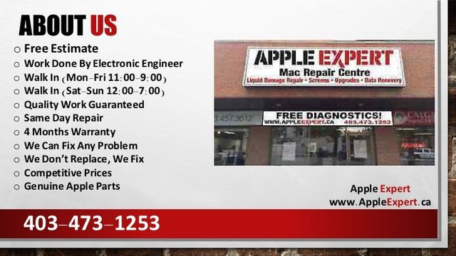 Apple Repair Service & Support with 180 Days warranty in Services (Training & Repair) in Calgary - Image 3
