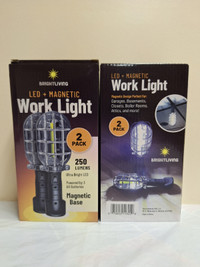 2 B/N Boxes Of LED + MAGNETIC Work Lights