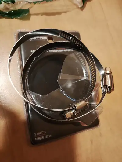 2 worm gear clamps 3 inch diameter, View more