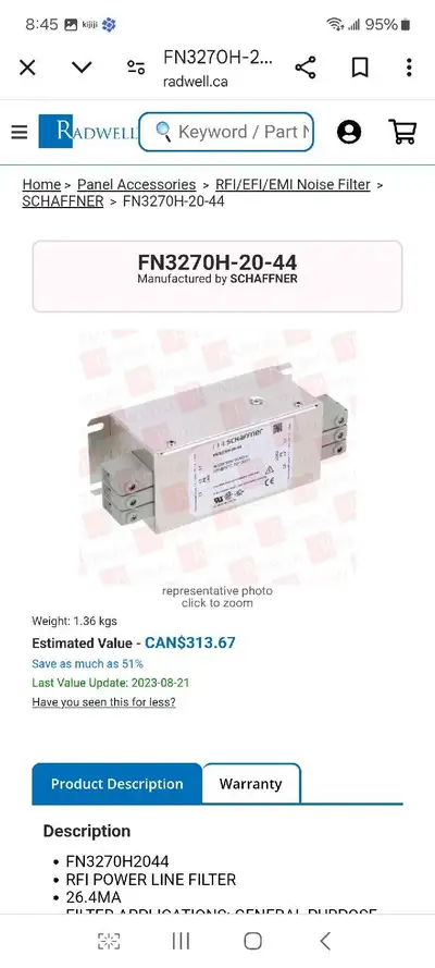 Panel Accessories > RFI/EFI/EMI, View more