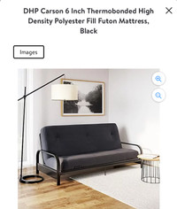 Sofa bed/ futon comes with cover