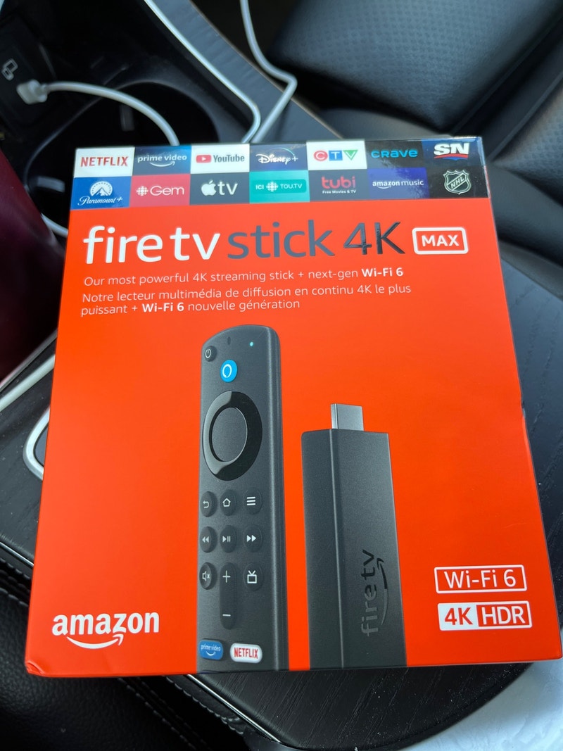 Fire TV Stick 4K Max streaming device WiFi 6 Alexa Voice Remote