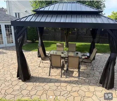 Ensemble de patios (Table et 6 chaises), View more