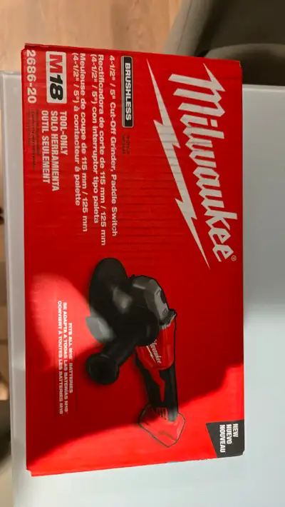 Milwaukee M18 Brushless Grinder - Brand new in Box, View more