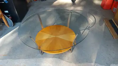 glass top coffee table, View more