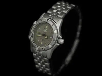 TAG HEUER. 1500 Series Professional, Swiss Made, Granite Dial. Stainless Steel. Vintage. Bought at B...