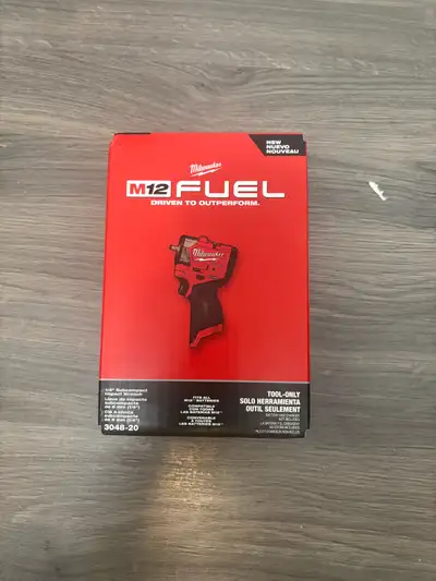 Milwaukee M12 FUEL 1/4" Impact Wrench (3048-20) -Brand New Seale, View more