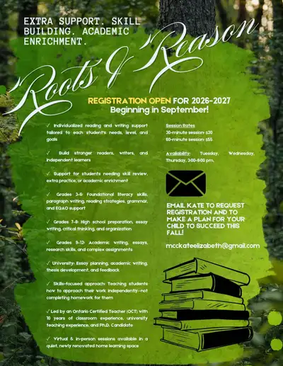 Roots & Reason: Reading & Writing Support, View more