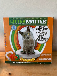 Litter Kwitter cat toilet training kit