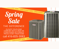 SALE - Air Conditioners or Furnaces warranty installation 023