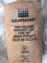 Hydrated Lime Bags 50lbs
