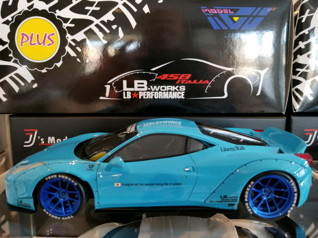 1:18 Resin J's Models LB Works GT Spirit Liberty Walk RWB in Arts & Collectibles in Markham / York Region - Image 3