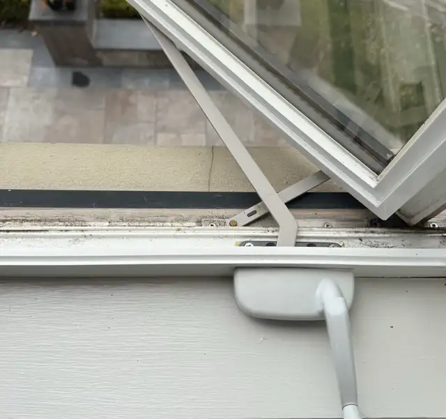 Window crank replacement / Door locks replacement /  caulking.