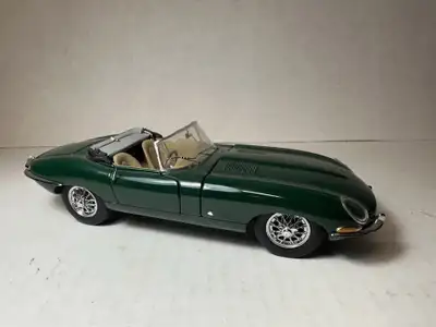 Franklin Mint 1961 Jaguar E-Type Roadster Green 1:24 Diecast. Hello buyer, If you see this announcem...