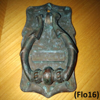 Vintage Door Knocker - Aged Brass