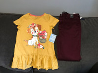 Girls Top & Leggings - Size 12 new with tags