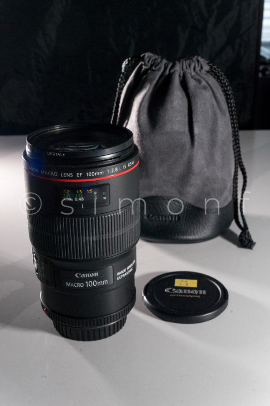 Canon EF 100mm f/2.8L USM (MINT) in Cameras & Camcorders in Markham / York Region