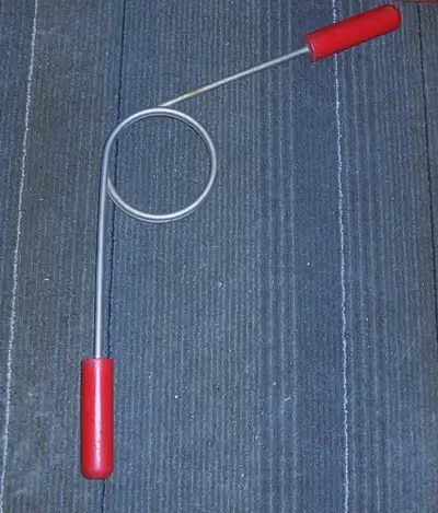 squeeze power grip hand exerciser vintage w/ wood handles, View more