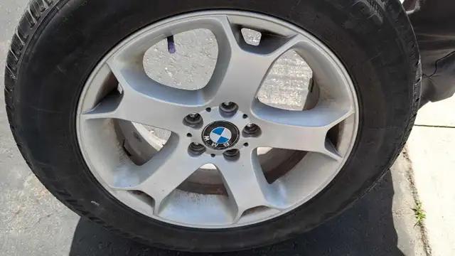 BMW X5 original OEM alloys RIMS set with tires EXC $395 obo in Tires & Rims in Markham / York Region - Image 6