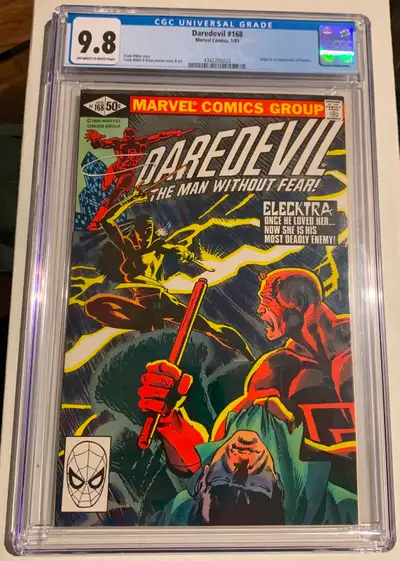 MARVEL COMICS DAREDEVIL 168 CGC 9.8, View more