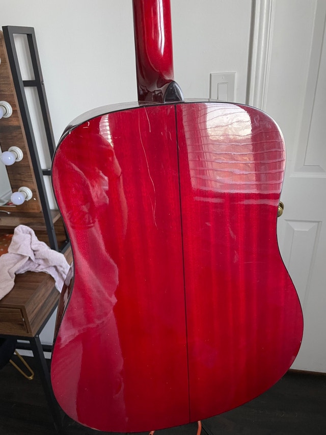 Denver Acoustic Guitar with Guitar Stand Guitars Ottawa Kijiji