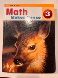 Math Makes Sense 3 Pearson School Textbook