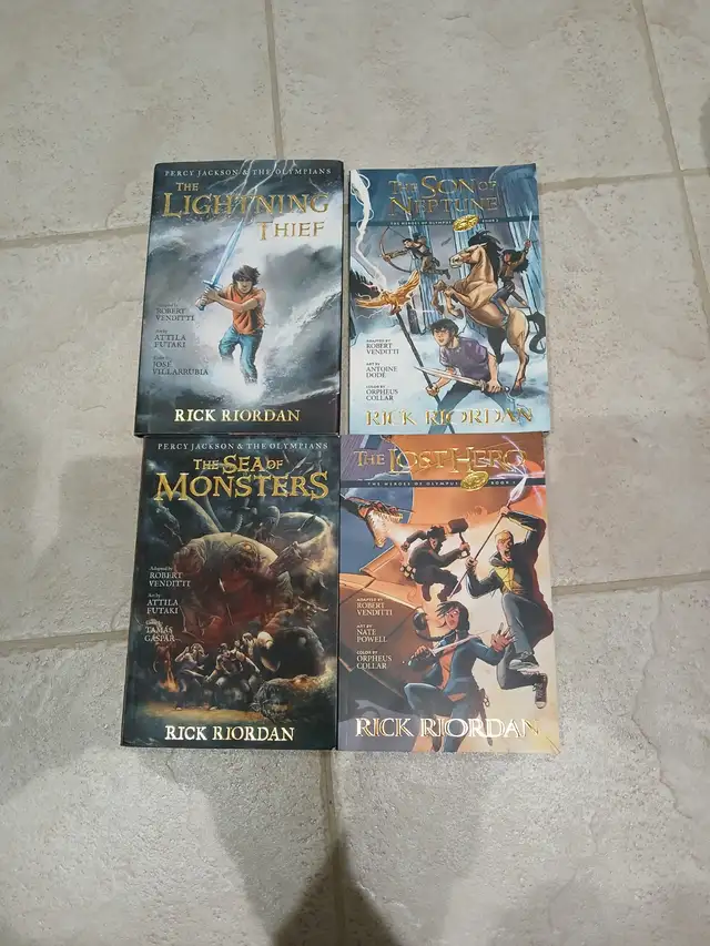 4 - RICK RIORDAN GRAPHIC NOVELS