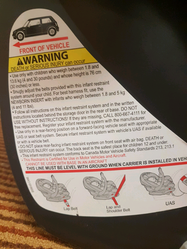 Chicco KeyFit 30 infant car seat in Strollers, Carriers & Car Seats in Mississauga / Peel Region - Image 7