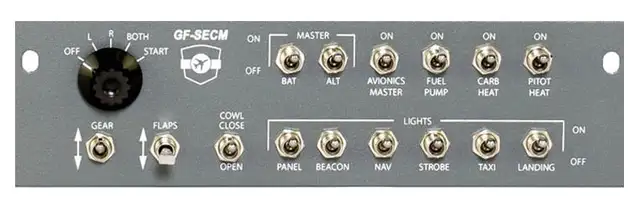 GO FLIGHT SECM SINGLE ENGINE CONTROL MODULE628632670417941219