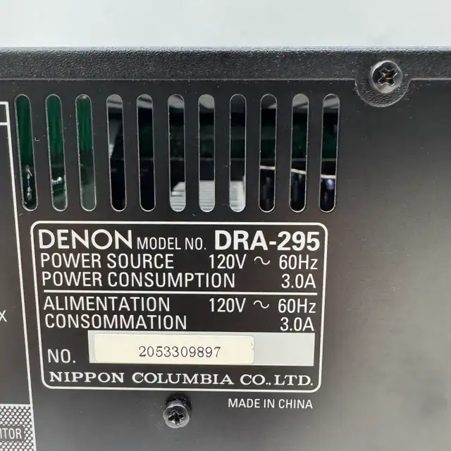 Vintage 1990s Denon DRA-295 Stereo Receiver Amplifier Hi-Fi Test in Stereo Systems & Home Theatre in City of Toronto - Image 8
